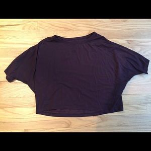 Lululemon purple size small crop top